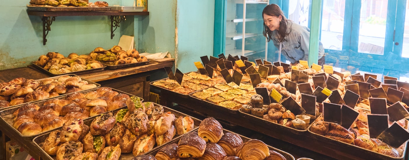 春の始まりに、パンの名店へ