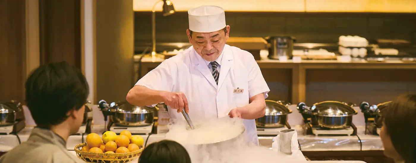 夏の夜を彩るディナービュッフェ